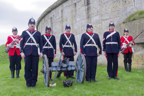 Nothe Fort Garrison were proud to be involved with launching the 2026 Comic Relief challenge. Their cannon fire signalled the start of BBC Radio 1 Breakfast Show host, Greg James incredible challenge for Comic Relief cycling from Weymouth to Edinburgh.